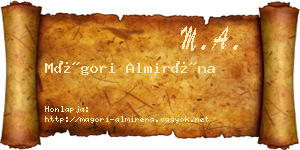Mágori Almiréna névjegykártya